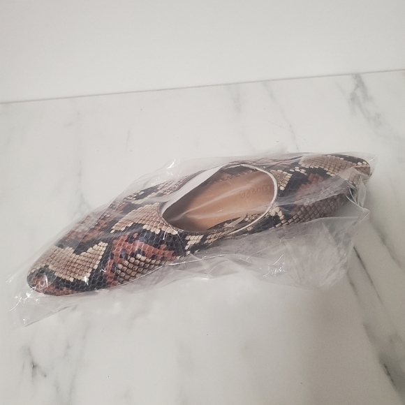 New Madewell Remi Mule in Spiced Cider Multi Snake Print - Picture 6 of 6
